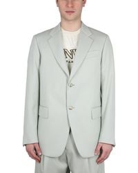 Lanvin - Boxy Jacket With Notched Lapels - Lyst