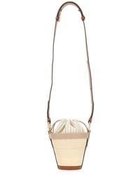 Maison Margiela - Fire Bucket Bag Raphia Palm Shoulder - Lyst