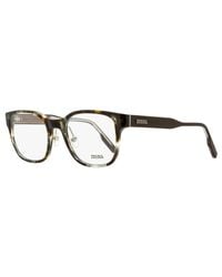 ZEGNA - Square Acetate Eyeglasses Ez5253 020 53Mm Plastic (Acetate) - Lyst