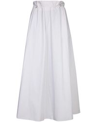 Herno - Laminar White Midi Skirt - Lyst