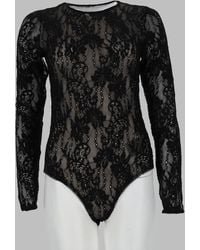 Zimmermann - Lace Bodysuit Polyamide Top - Lyst