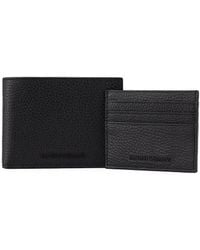 Emporio Armani - Wallet+Card Holder Set - Lyst