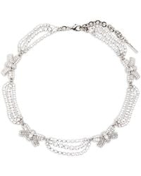 Alessandra Rich - Bow Necklace Jewelry - Lyst