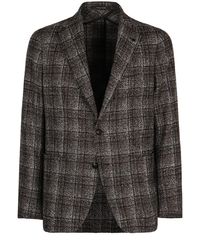 Tagliatore - Single-Breasted Two-Button Blazer - Lyst