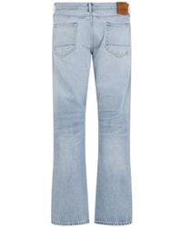 Tom Ford - Pale Washed Cotton And Lyocell Denim 50's Straight-Fit Five-Pocket Jeans - Lyst