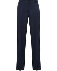 PT Torino - Stretch Viscose Trousers Elastane Straight - Lyst