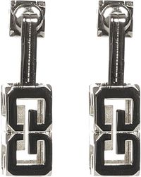Givenchy G Cube Earrings - White
