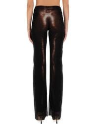 Jean Paul Gaultier - Pants With Body Dust Print Polyamide Trousers - Lyst