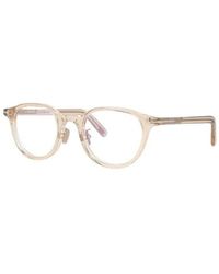 Tom Ford - Eyeglasses Square Full Rim, Transparent Frame And Clear Demo Lens Lens Ft5857-D-B072 - Lyst