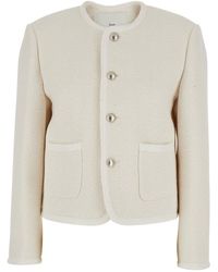 DUNST - Crew-Neck Jacket With Two Front Pockets - Lyst