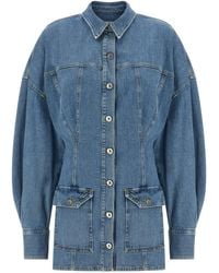 The Attico - Denim Dress - Lyst