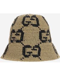 Gucci - Gg Bucket Hat Viscose - Lyst