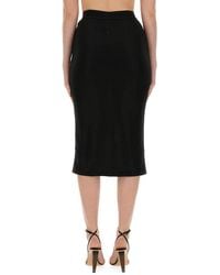 Versace Jeans Couture - Crystal Skirt Polyester - Lyst