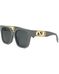 Fendi - Sunglasses Square Full Rim, Frame And Lens Fe40063F20A - Lyst