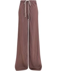 Rick Owens - Silk Pants - Lyst