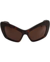 Balenciaga - Flame Effect Logo Sided Cat-Eye Sunglasses - Lyst
