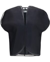 KHAITE - Briar Silk Organza Top - Lyst
