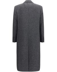 Valentino - Long Single-Breasted Coat - Lyst