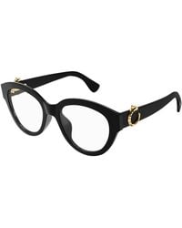 Cartier - Ct0567O-001Black--Transparent - Lyst
