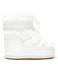 Moon Boot - Icon Faux Fur Snow Boots Upper: Modacrylic - Lyst