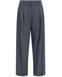 Brunello Cucinelli - Wool Oves Aries Dress Pants - Lyst