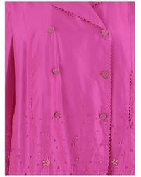 Péro - Silk Jacket Double-Breasted - Lyst