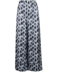 Marni - Abstract Printed Wide-Leg Trousers - Lyst