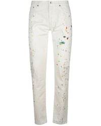 Dior - Paint Splash Slim Jeans - Lyst