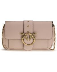 Pinko - Love One Shoulder Bag Rosa Cameo - Lyst