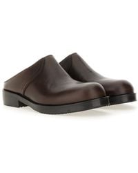 Dries Van Noten - Leather Clogs Calf Sandal - Lyst