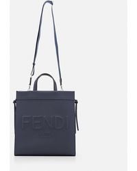 Fendi - Leather Tote Bag - Lyst