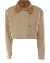Fay - Cropped Jacket - Lyst