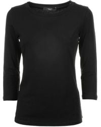Weekend by Maxmara - Black 3/4 Sleeve Shirt - Lyst