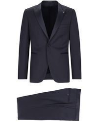 Tagliatore - Single-breasted Suit With Vest - Lyst