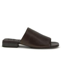 Brunello Cucinelli - Calf Leather Bos Taurus Slides Shoe - Lyst