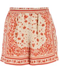 Fendi - Silk Shorts - Lyst