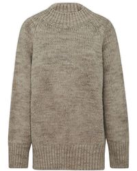 Maison Margiela - Brown Cotton-wool Blend Knitwear - Lyst
