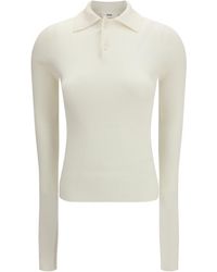 Rier - Long-Sleeve Silk Polo Shirts - Lyst