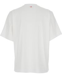 Victoria Beckham - T-Shirt With Slogan Lettering On The Front - Lyst