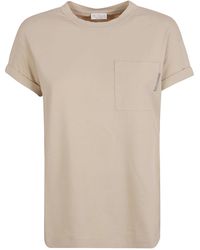 Brunello Cucinelli - Patched Pocket Plain T-Shirt - Lyst