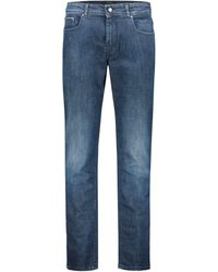 Fay Super Slim Fit 5-pocket Jeans - Blue
