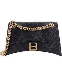 Balenciaga - Small Leather Crush Bag - Lyst