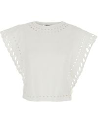 Isabel Marant - Classic Round Neck T-Shirt With Lightweight Fabric - Lyst