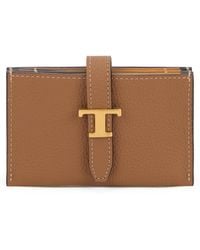 Tod's - Leather Wallet T Timeless Calfskin & Purses - Lyst