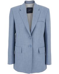 The Seafarer - Light Jacket With Classic Lapels And Chest Pocket - Lyst