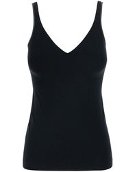 Brunello Cucinelli - V-Neck Tank Top Cotton - Lyst