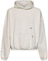 Represent - Cream Cotton Micro Owners Club Hoodie - Lyst