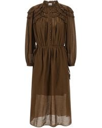 Isabel Marant - Charissa Dress Cotton Viscose - Lyst