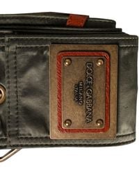 Dolce & Gabbana - Wide Leather Dg Metal Buckle Belt Calf - Lyst