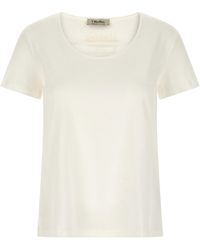Max Mara - Cotton Crew Neck T-Shirt - Lyst